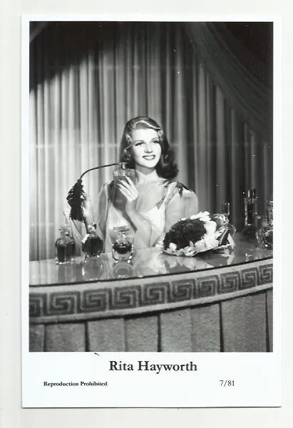 (Bx15) Rita Hayworth Swiftsure Photo Postcard (7/81) Filmstar Pin Up Glamor