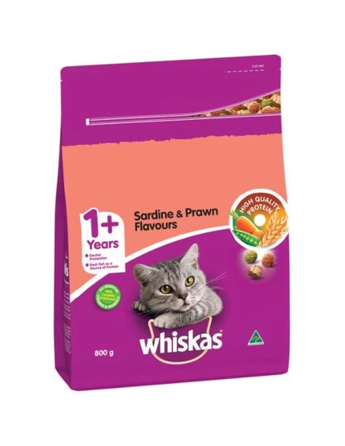 Whiskas Sardine & Prawn Adult Cat Food 800gm