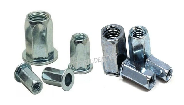 Kit Rivetti Filettati In Acciaio Inox 304 - 165 Pezzi, 6 Taglie (M3-M10), Per Fai Da Te E Industria - Foto 9