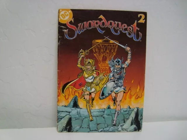 Vintage 1982 - DC Comics Swordquest #2 DC Comic Book - Atari 2600