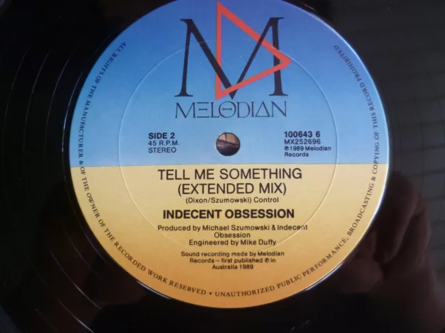 Tell me something. Indecent Obsession