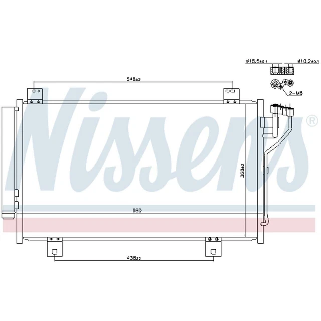 Frankberg Climatiseur Condensateur Avec Sèche-linge Compatible DS4 DS7 Grandland X 3008 308 5008 Etc.