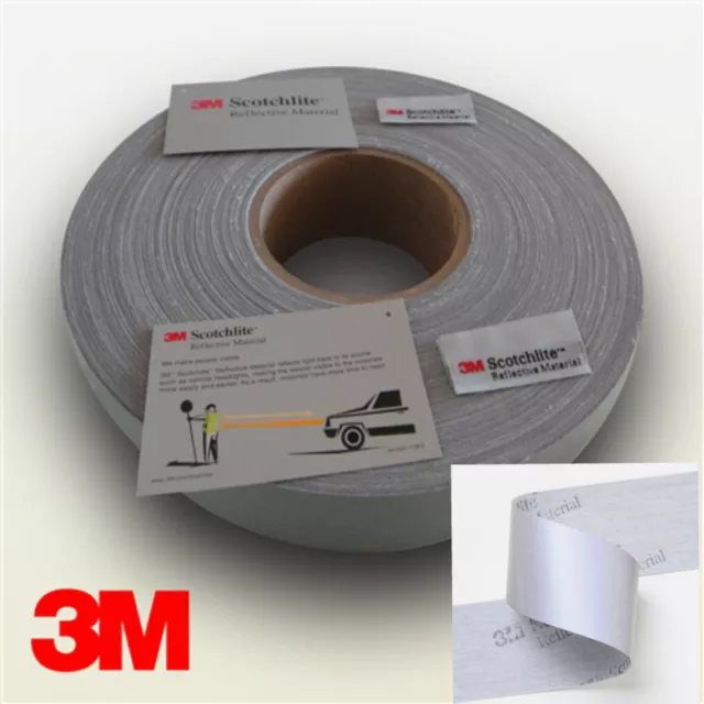 New Reflective Silver Tape - sew on 1" or 2" trim fabric