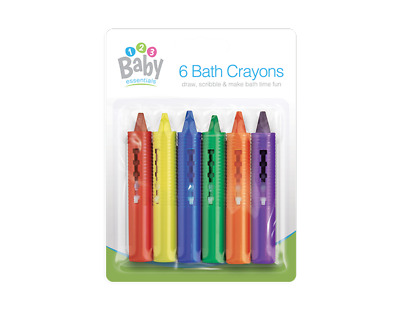 Lavoro Lotto 24 confezioni di bambini da bagno Pastelli Baby Colore Disegnare imparare Istruzione Gioco