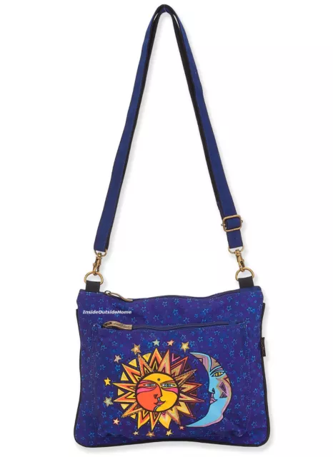 Laurel Burch Celestial Sun Moon Stars CrossBody Bag RETIRED New LAST ONES