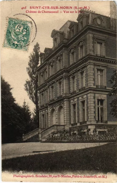 CPA Saint-Cyr-sur-Morin - Chateau de Charnesseuil - Vue sur le Parc (1037927)