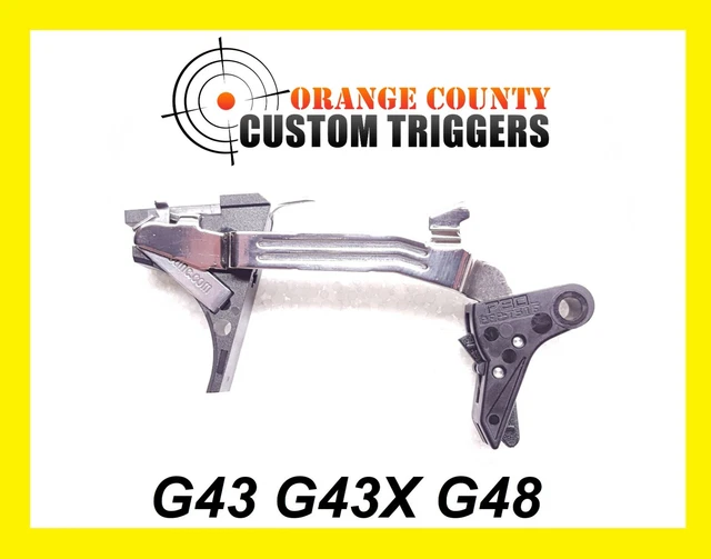 GLOCK 43 43X 48 Flat Trigger Assembly w/ Ghost Edge Connector 105.00
