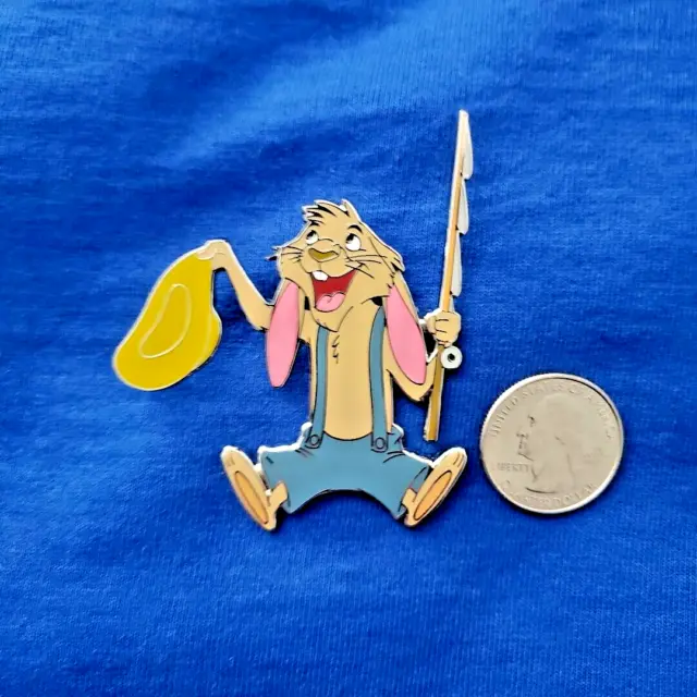 Deadeye the Rabbit Rescuers Animator Hat Fishing Poll LE 200 Disney Pin D23 2022