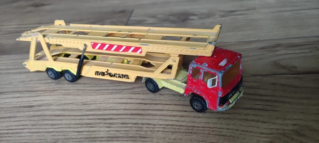 Majorette Camion Volvo Porte-voitures Gefco - Série 3040-3070 - Réf 3071 - Boîte D'origine