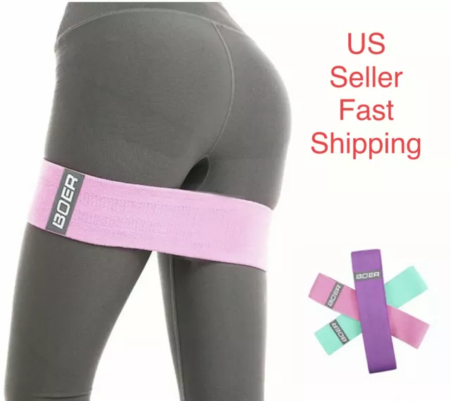 Workout Resistance Bands Loop Cross Fitness Bands Yoga Booty Leg Exercise set