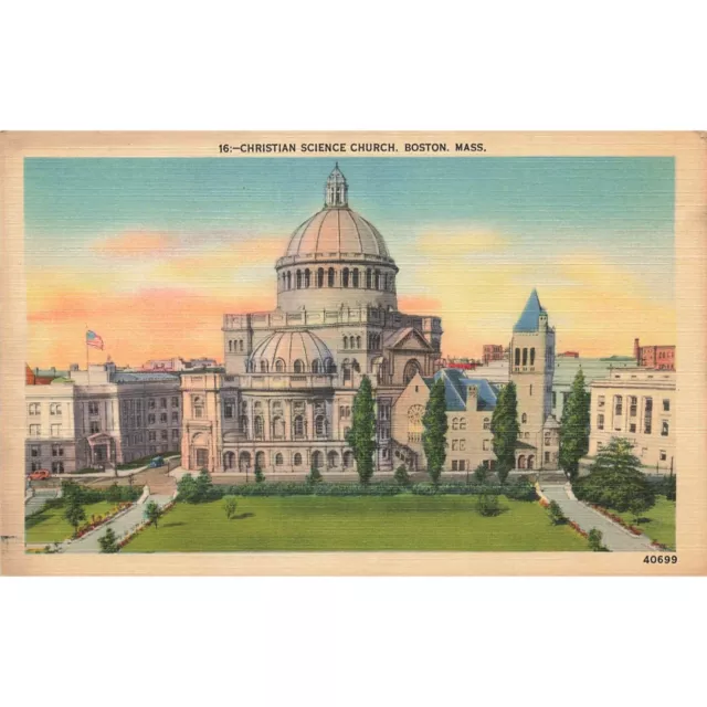 Postcard Christian Science Church, Santa Barbara, Calif. Divided Back 1907-1915