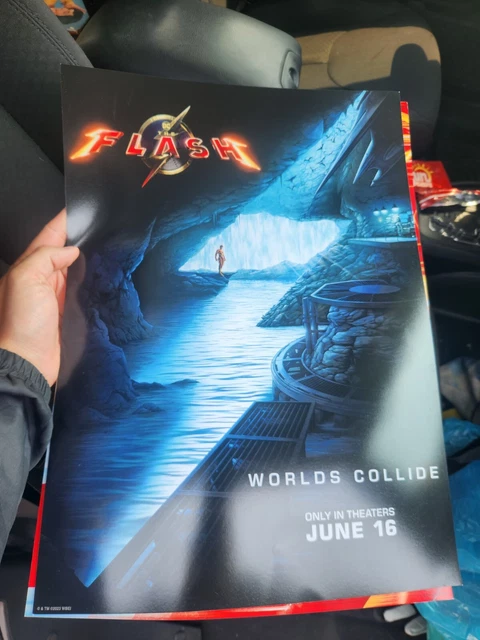 The Flash Dc Comic Worlds Collide Limited Edition Movie Poster New