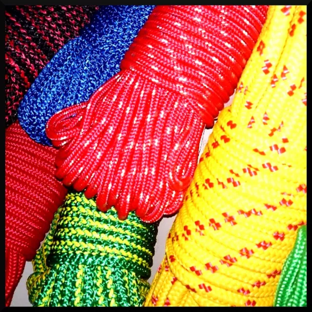 PolyPropylene Rope Braided Cord Tightrope Wire Twine Strand String Line Sport PP