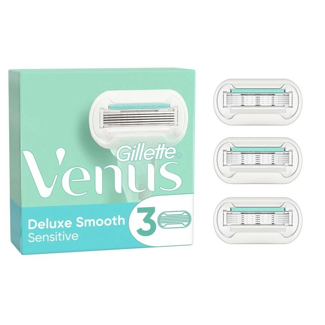 Gillette Venus Deluxe Smooth Sensitive - Lot de 3 lames