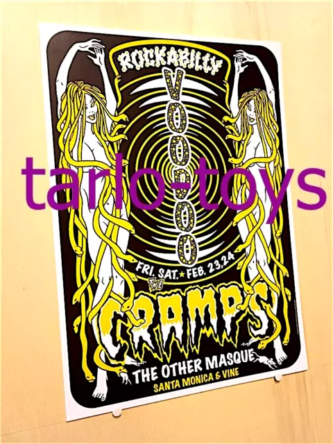 CRAMPS - Santa Monica, Us - 23 february 1979  concert poster