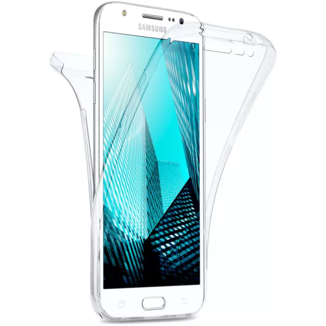 Coque pour Samsung Galaxy J5 2015 Étui en Silicone 360 Degré Housse Autour