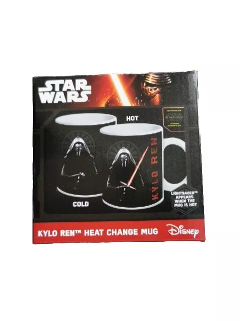 Disney Kylo Ren Star Wars Force Awakens Heat Light saber Mug.