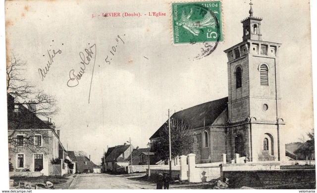 S3982 Cpa 25 Levier - l'Eglise