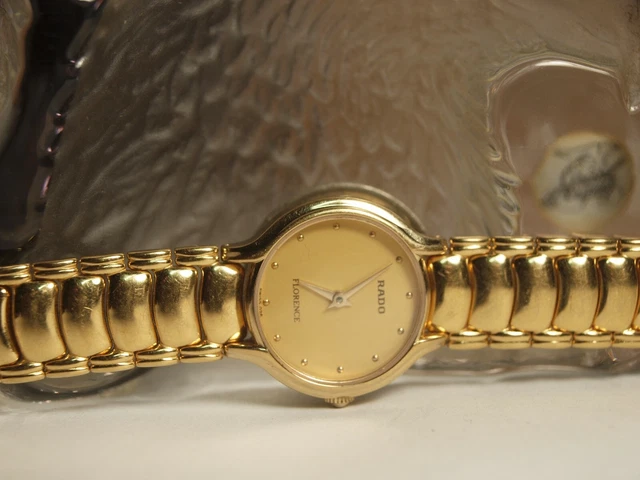 RADO FLORENCE Ladies Watch In Gold Swiss Made Au