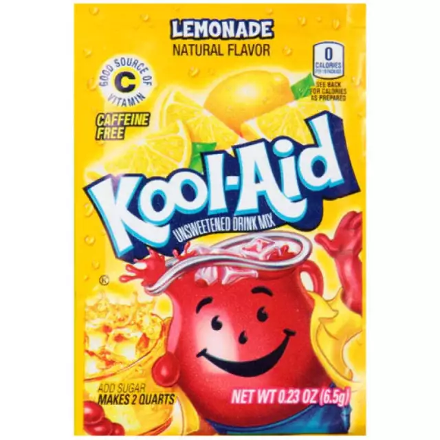 Kool Aid Unsweetened Lemonade 6g