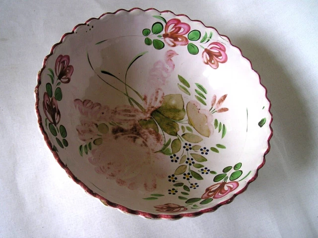 BEAU et GRAND SALADIER - 19eme - LUNEVILLE -FAIENCE EST de FRANCE