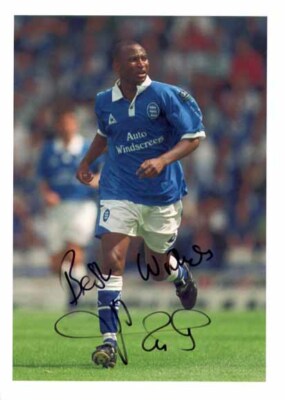 Peter Ndlovu - Birmingham - Signed Photo - COA (16038)