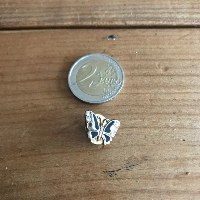 Broche Fantaisie Vintage Papillon N264 - Bijou Ancien Occasion