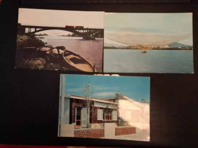 3 Cartoline Castelvolturno Caserta 2 viaggiate anni '70 buono stato