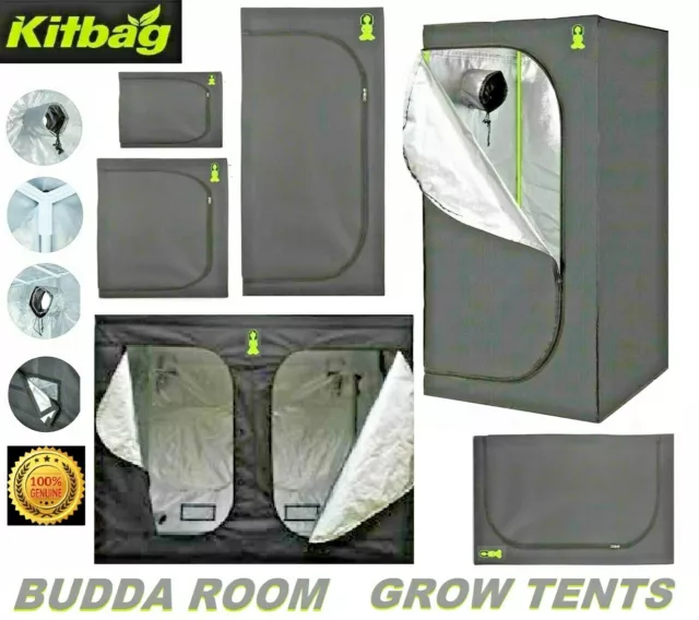 Budda HYDROPONICS GROW TENT GROW ROOM indoor kit BOX BUD ROOM Small 1.2 2.4 200