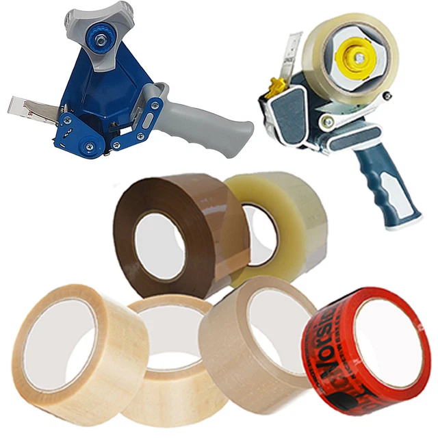 Klebeband 66m Paketband Packband Paketklebeband Vorsicht Glas leise laut PP Tape