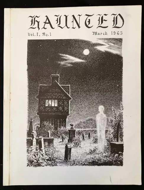 JERRY WEIST ESTATE: HAUNTED #1 (Samuel D. Russell 1963) nr FN Weird Fiction HPL