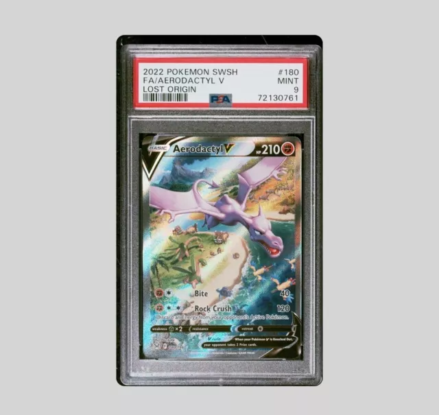 Aerodactyl V Alternate Art - PSA 10 GEM MINT - Pokemon Lost Origin 180/196