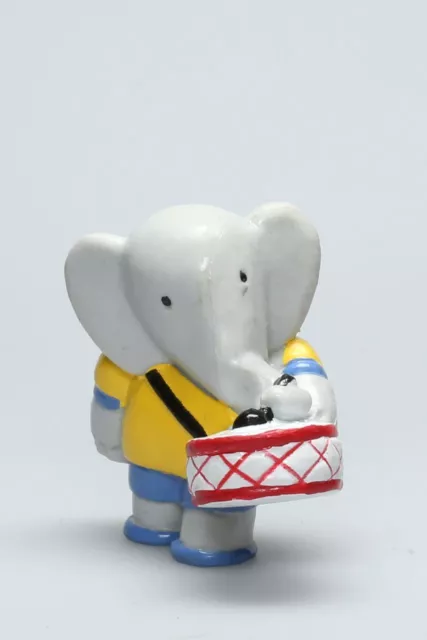 Figurine plastique Babar Pom tambour Plastoy