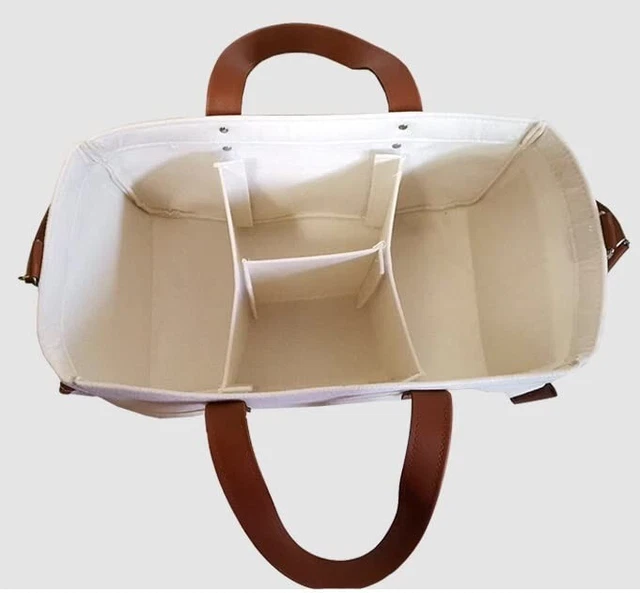 Large Baby Diaper Caddy Organizer Basket Wipes Bag Newborn Nursery Storage 7