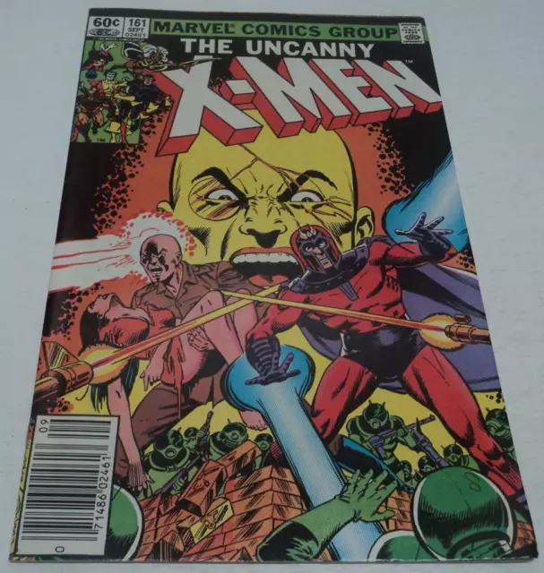 UNCANNY X-MEN #161 (Marvel Comics 1982) Origin of MAGNETO (FN/VF) RARE