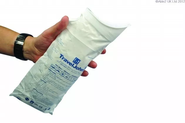 Travel John - Discreet, Disposable, Portable Urinal - Pack of 3 - Family Trips