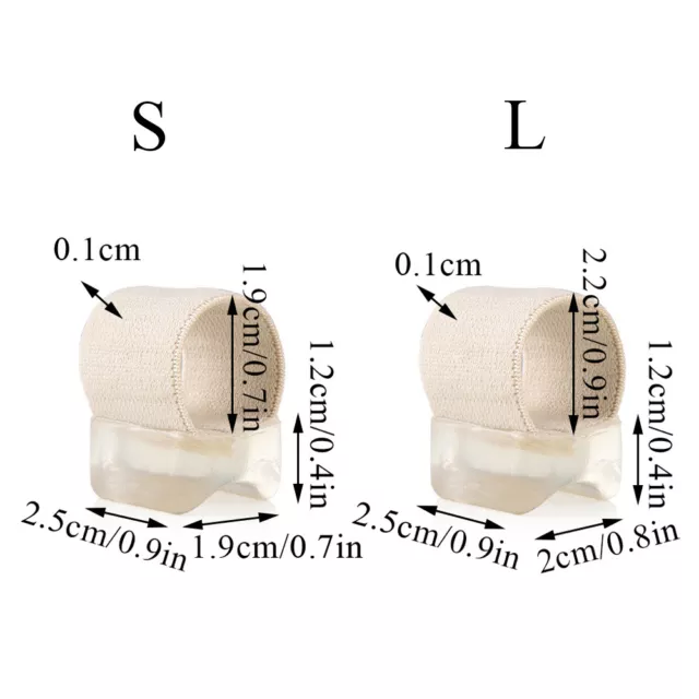 3 Paires De Séparateurs D'orteils En Silicone Bunion Hallux Valgus Thumb 》 2