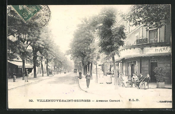 CPA Villeneuve-Saint-Georges, Avenue Carnot