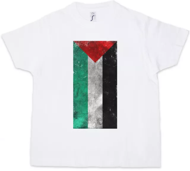 PALESTINE FLAG Kinder Jungen T-Shirt Banner Free Arafat Gaza Israel Palästina