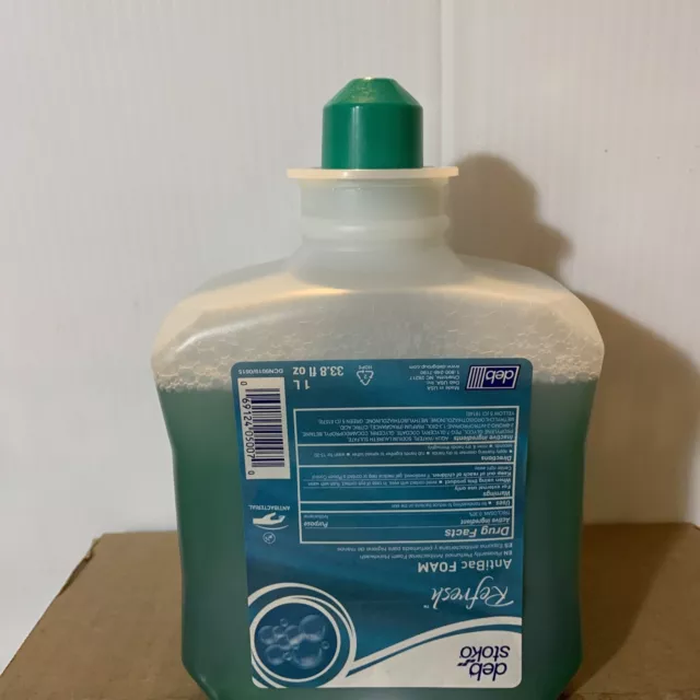 DEB STOKO REFRESH AZURE FOAM HAND WASH  ~ 33.8 fl. oz.