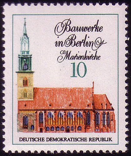 1661 Bauwerke Marienkirche 10 Pf **