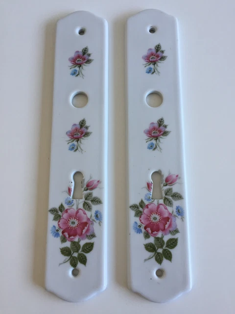 Lot de 2 plaques de porte Poussez/Tirez, 170x50 mm (17x5 cm), aluminium