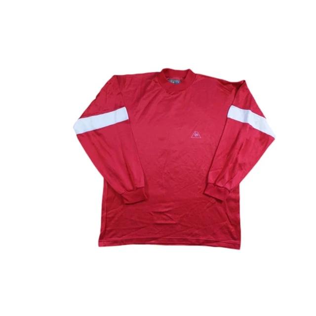 Maillot LE COQ SPORTIF vintage orange années 80 shirt trikot