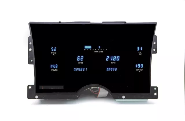 1988-91 Chevy GMC Truck C/K 1500 Dakota Digital VFD3 Digital Gauge Cluster Kit