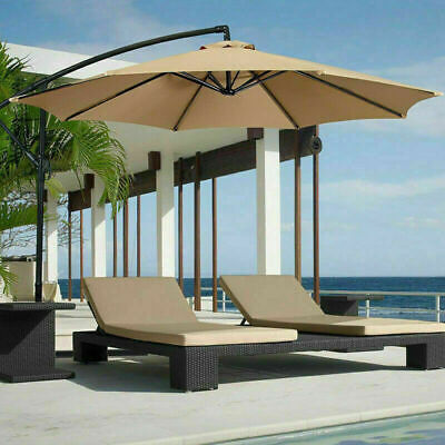 2 M 2.5 M 2.7 M 3 M 3x2m di ricambio in tessuto giardino ombrellone CANOPY COVER 6 o 8 BRACCI 