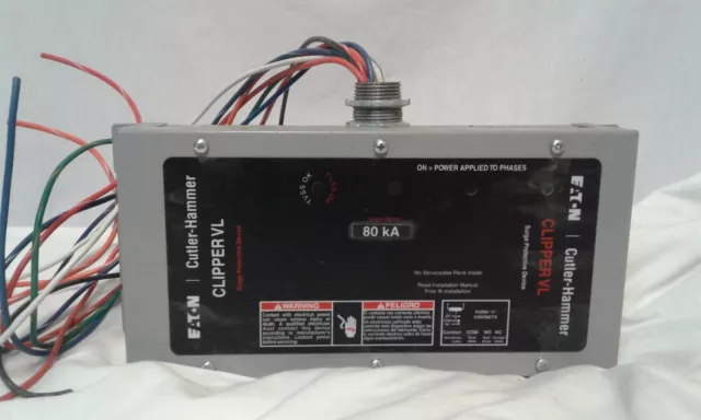 EATON CUTLER HAMMER CVL080CH208YBDRSX CLIPPER VL SURGE SUPPRESSOR EMI Filter