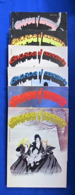 Swords of Cerebus SET Issues #1 - #6 Aardvark Vanaheim Press Dave Sim 1981 -1984