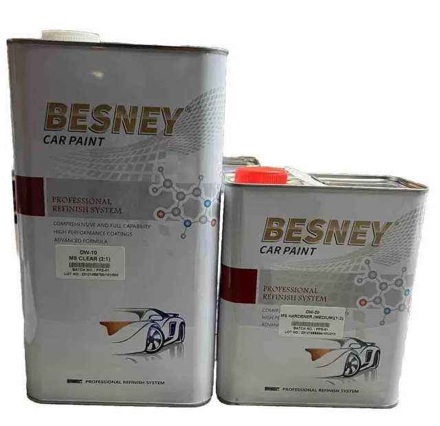 Besney Ms Euro Clearcoat With Medium Activator (7.5 Liters)