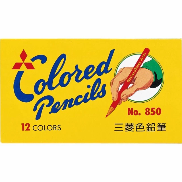 Mitsubishi Pencil Colored No.850 12 Colors K85012C.2