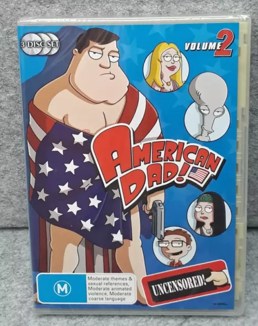 NEW AMERICAN DAD VOLUME 2 COMEDY TV SERIES DVD Set Region 4 PAL